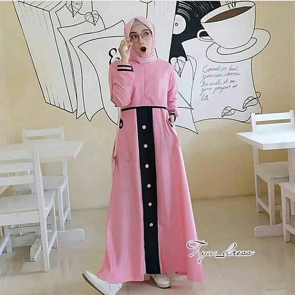 Baju muslim wanita TYA DRESS muslimah Busana muslim wanita Gamis remaja