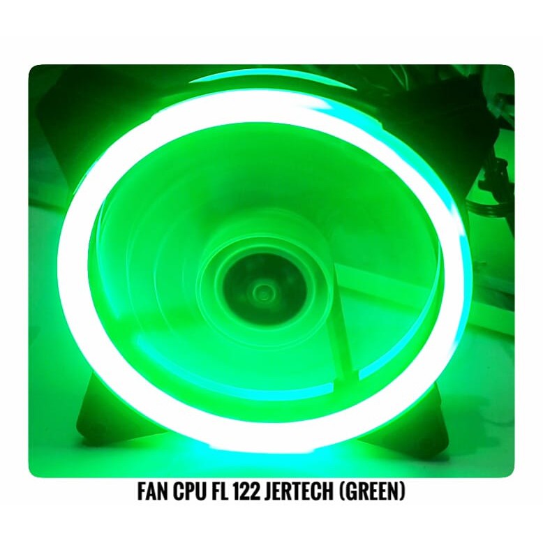 FAN CASING GAMING JERTECH FL-122 RGB / RGB RUNNING KIPAS CPU 12CM