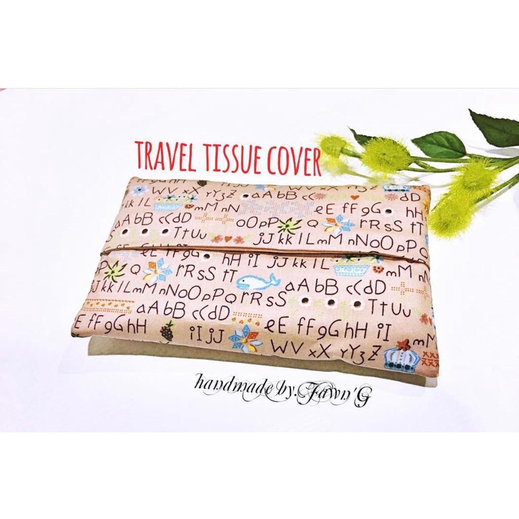 Fawn'G Handmade - Travel Tissue Cover Slim Pouch Non Zipper