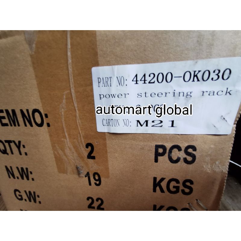 rack stir komplit hilux vigo 44200-ok030