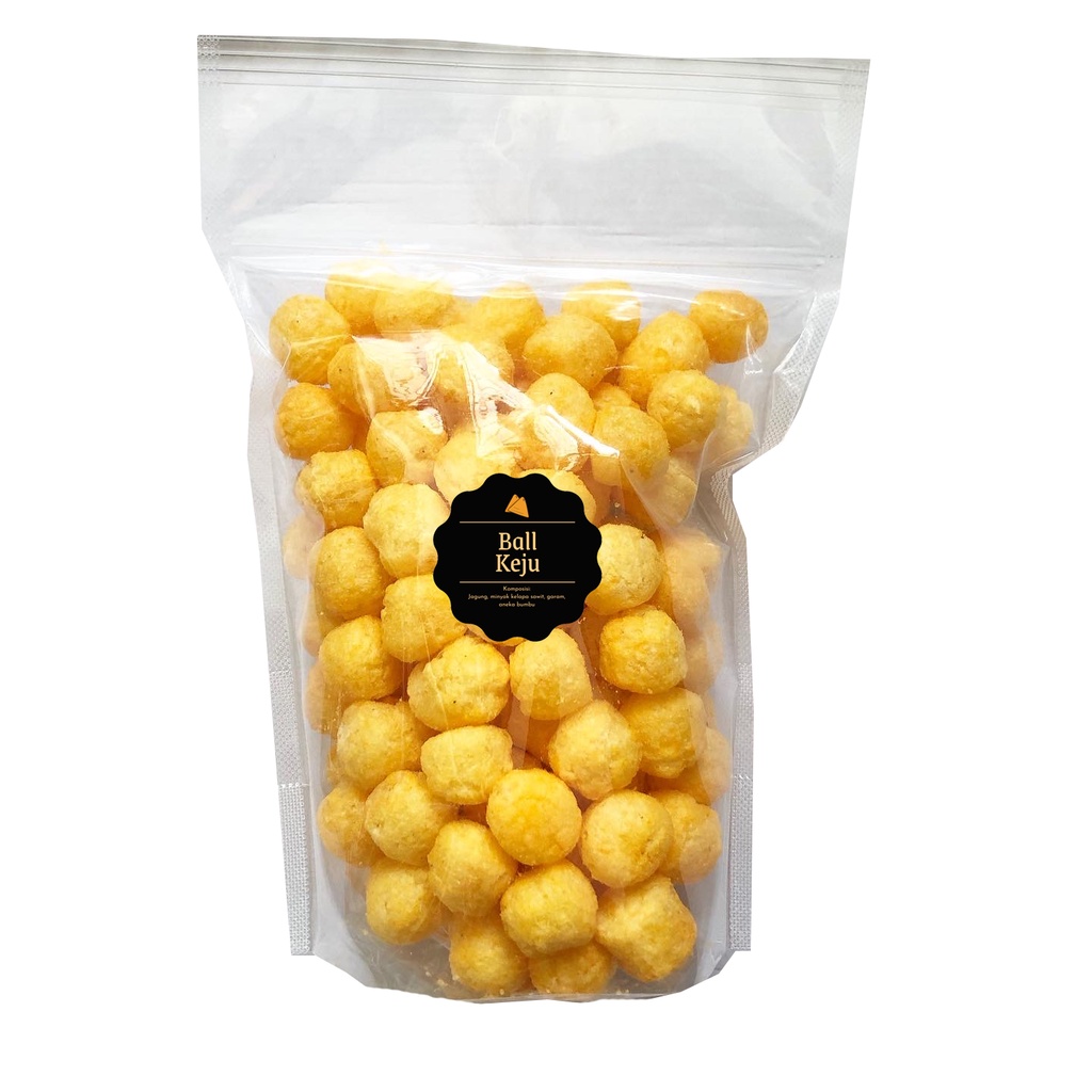 [DELISH SNACKS] Ball Cokelat / Keju / Balado (L) 120gr / Snack Cemilan Camilan Chiki Ciki Ball Enak Gurih