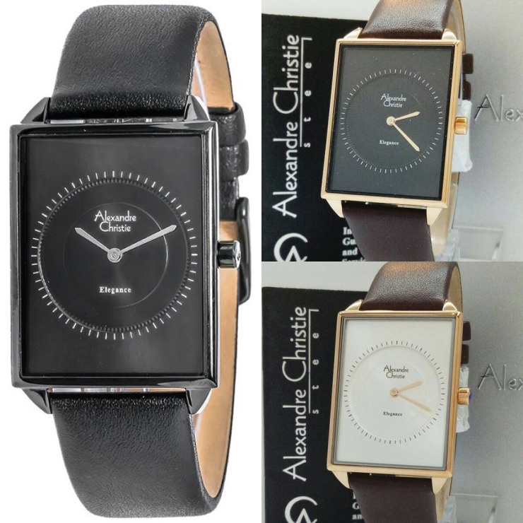 JAM TANGAN PRIA ALEXANDRE CHRISTIE AC 8489 LEATHER ORIGINAL GARANSI RESMI 1 TAHUN