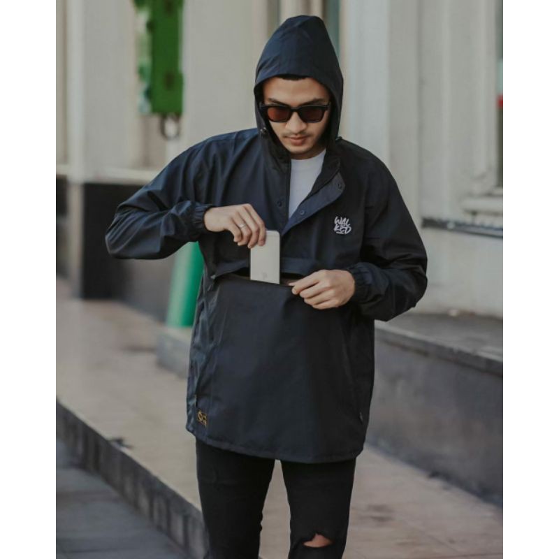 WALKED Original Jaket Pria Cagoule Simple