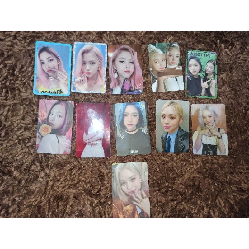 Photocard Ryujin yeji lia karina official