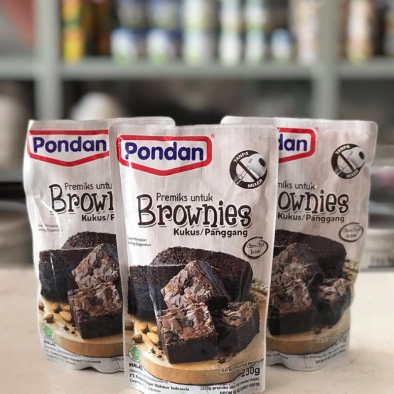 Pondan Brownies Kukus &amp; Panggang Chocolate 230gr