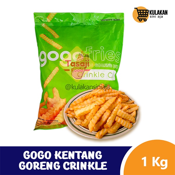 

GOGO Kentang Goreng Crinkle 1 Kg