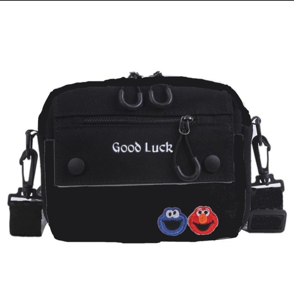 New Tas Selempang Mini ELMO Lucu ala korea / Messenger Bag / Shoulder Bag / Tas Sling Bag Mini