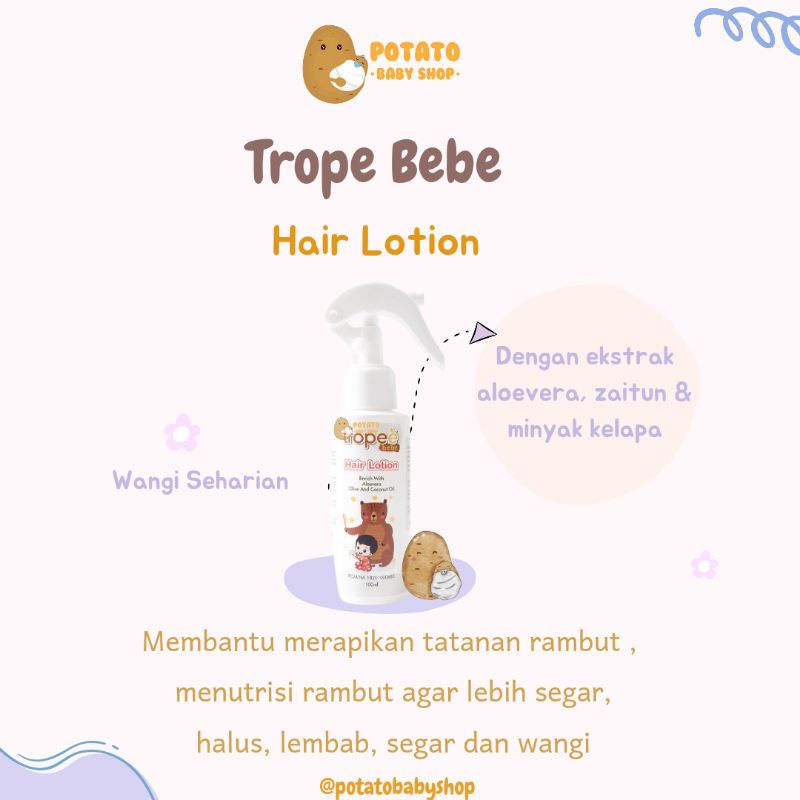 Tropee Hair Lotion Rambut Original / Winter Sky / Baby Shark Honeydew / Tuttifruity