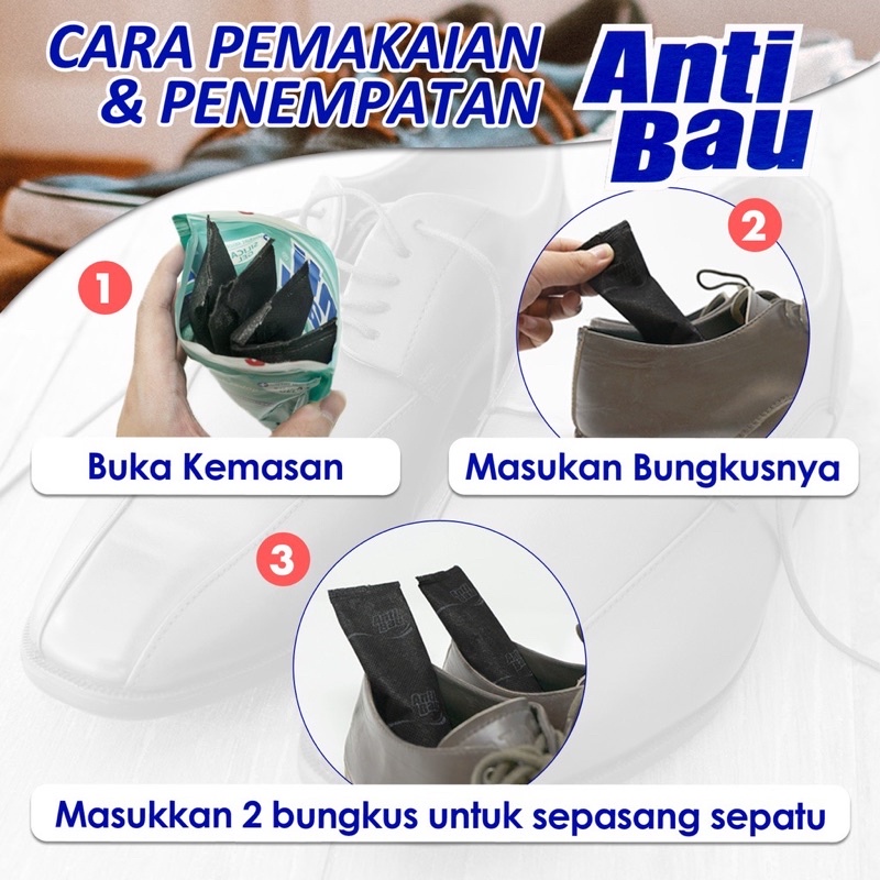 Bagus Anti Bau Sepatu Penghilang Bau Kaki Tak Sedap Kamper Pengharum Alas Kaki