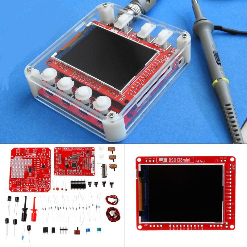 CRE  NEW DSO138mini Digital Oscilloscope Kit DIY Learning Pocket-size DSO138 Upgrade