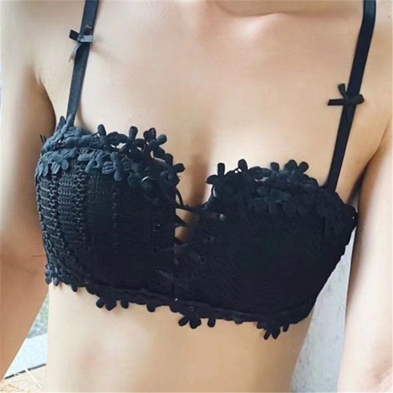 Miss H ~ 201 Bra BH Premium Push Up Tanpa Kawat Pakaian Dalam Wanita Motif Bunga Cantik Import