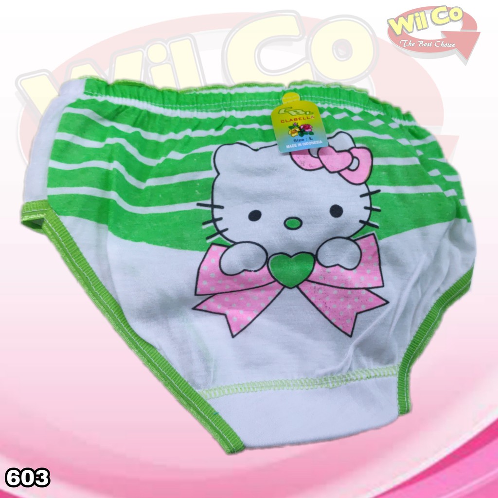 K603 - CELANA DALAM ANAK WANITA MURAH CALBELLA SIZE S - L HARGA PER 1 PCS