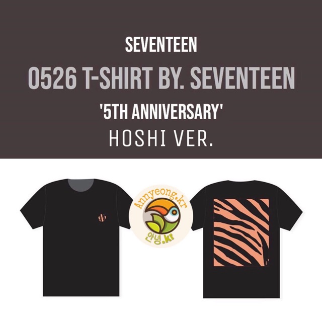 Seventeen - 5th Anniversary Tshirt by Seventeen Kpop Idol Style