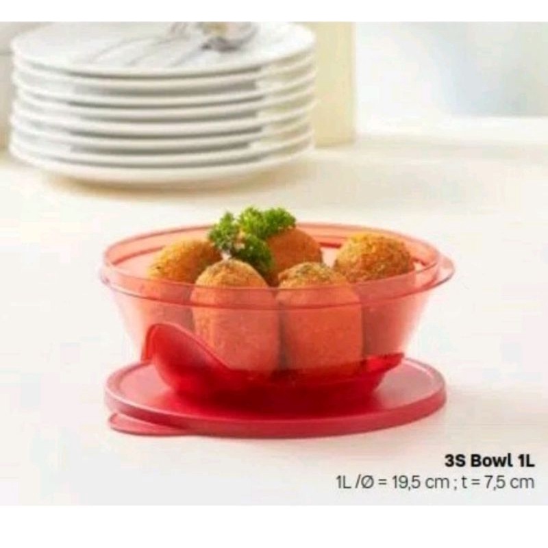 3s bowl 1L tupperware