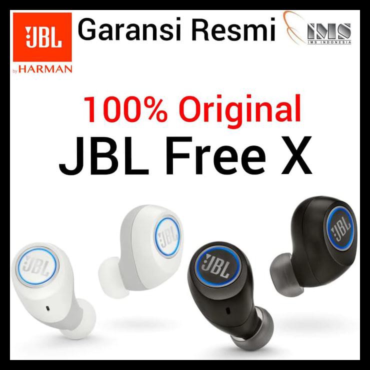 PRODUK MURAH ORIGINAL JBL FREE X FREEX GARANSI RESMI IMS HEADSET BLUETOOTH EARPHONE - PUTIH STOCK