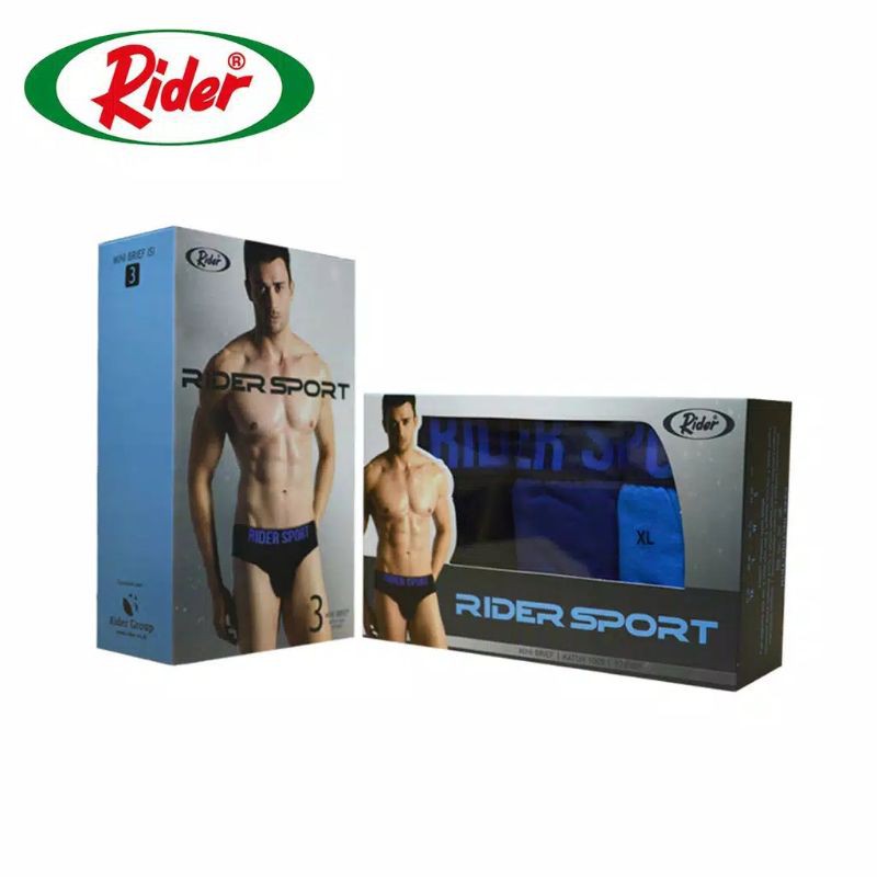 Celana Dalam RIDER R781B Sport Brief Isi 3 ORIGINAL 100%/modernjombang