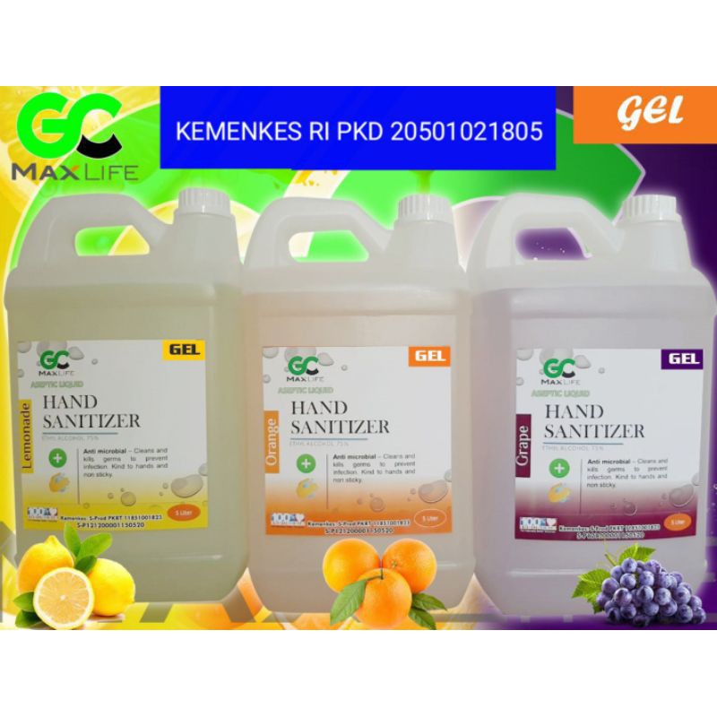 Sanitizer Gel 5 Liter