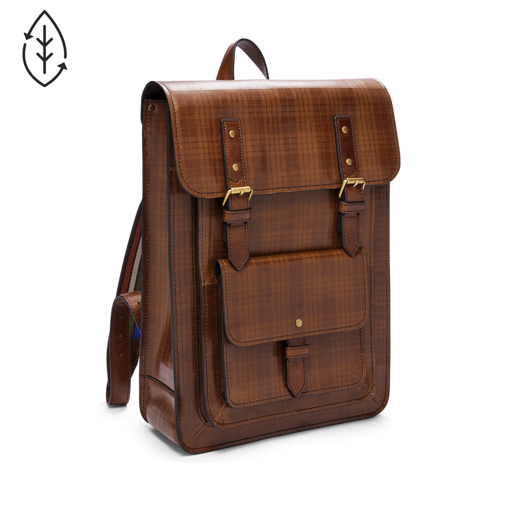 Fossil Greenville Rucksack Brown Tas Ransel Pria MBG9568-906