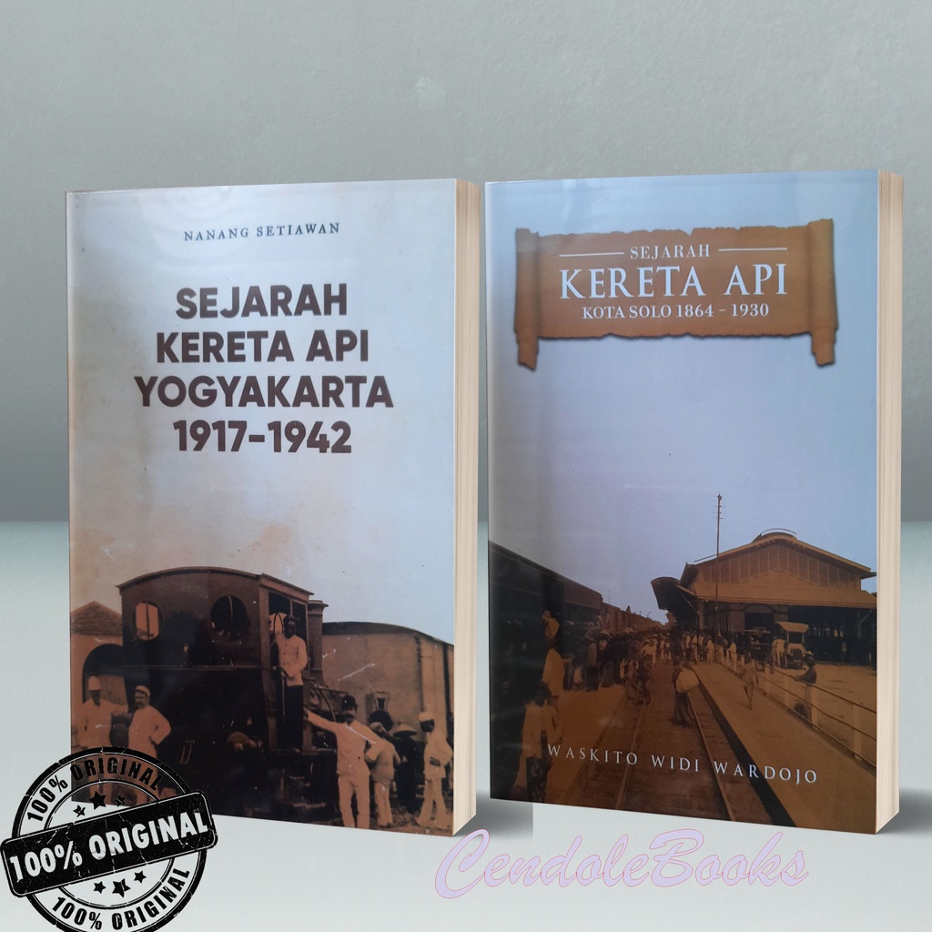 Paket Buku Sejarah Kereta Api Yogyakarta dan Solo