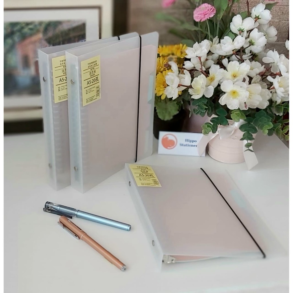 Jual BINDER NOTE A5 TRANSPARAN 20 HOLES | Shopee Indonesia