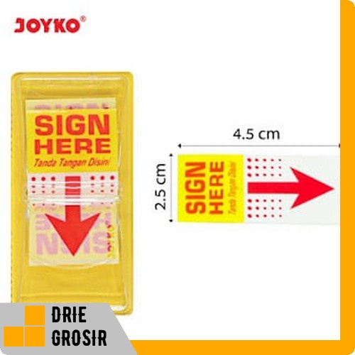 

INDEX & MARK PENANDA PEMBATAS STICKY NOTE JOYKO IM-35 PLASTIK WARNA WARNI