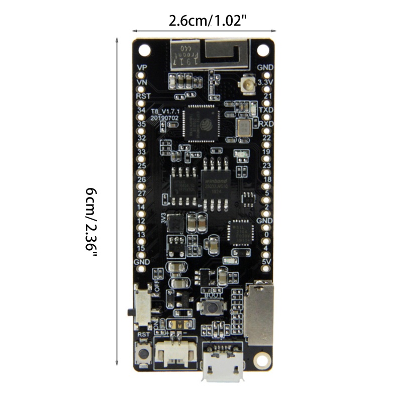 Btsg Upgraded ESP32 Papan Pengembangan 4M Flash 8MB PSRAM WiFi+Bluetooth-Kompatibel