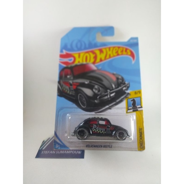 hotwheels vw beetle catur hitam