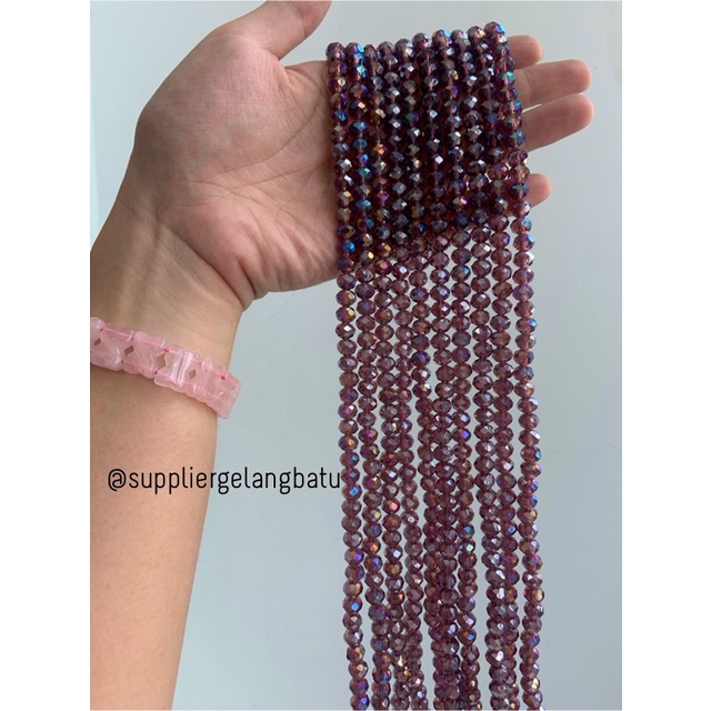 Crystal Ceko 8mm AMETHYST quartz UNGU kecubung KUARSA kuarsa kristal