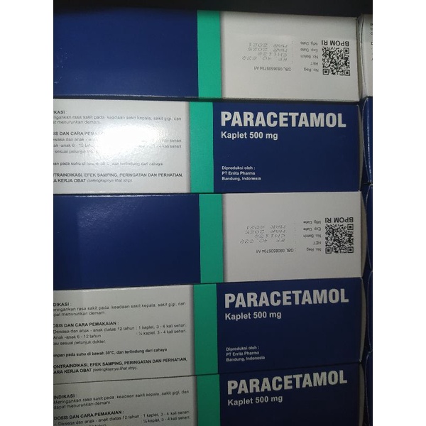 PARACETAMOL ERRITA @1STRIP @10KAPLET