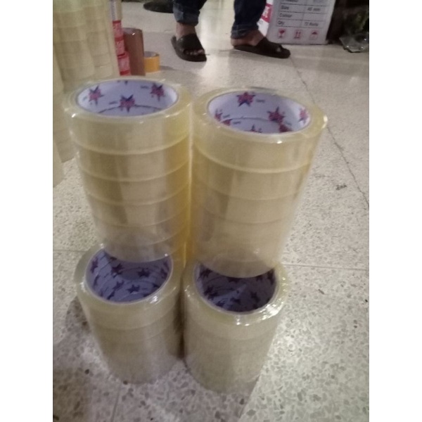 

isolasi bening 24mm.1slop 6rol
