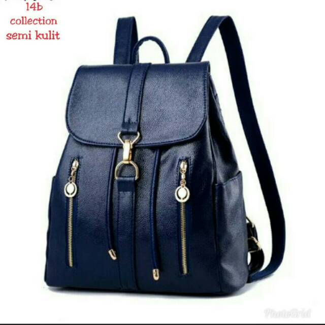 Backpack seleting dua kait tas wanita mewah harga murah