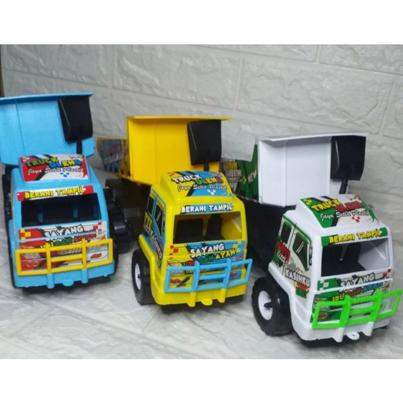 TRUCK OLENG TRUCK DUMP TTD BARU - MAINAN ANAK LAKI LAKI TRUK OLENG TTD NEW