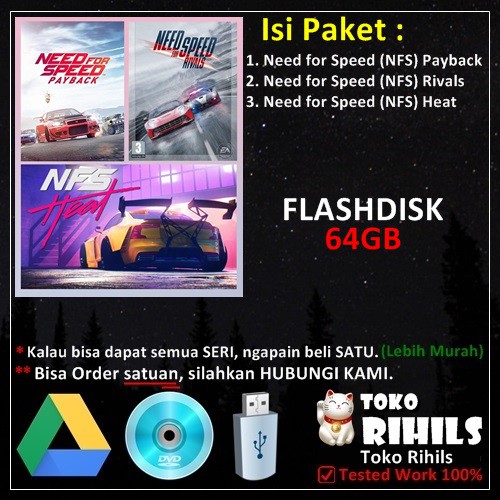 NFS Payback | Rivals | Heat Game PC Laptop