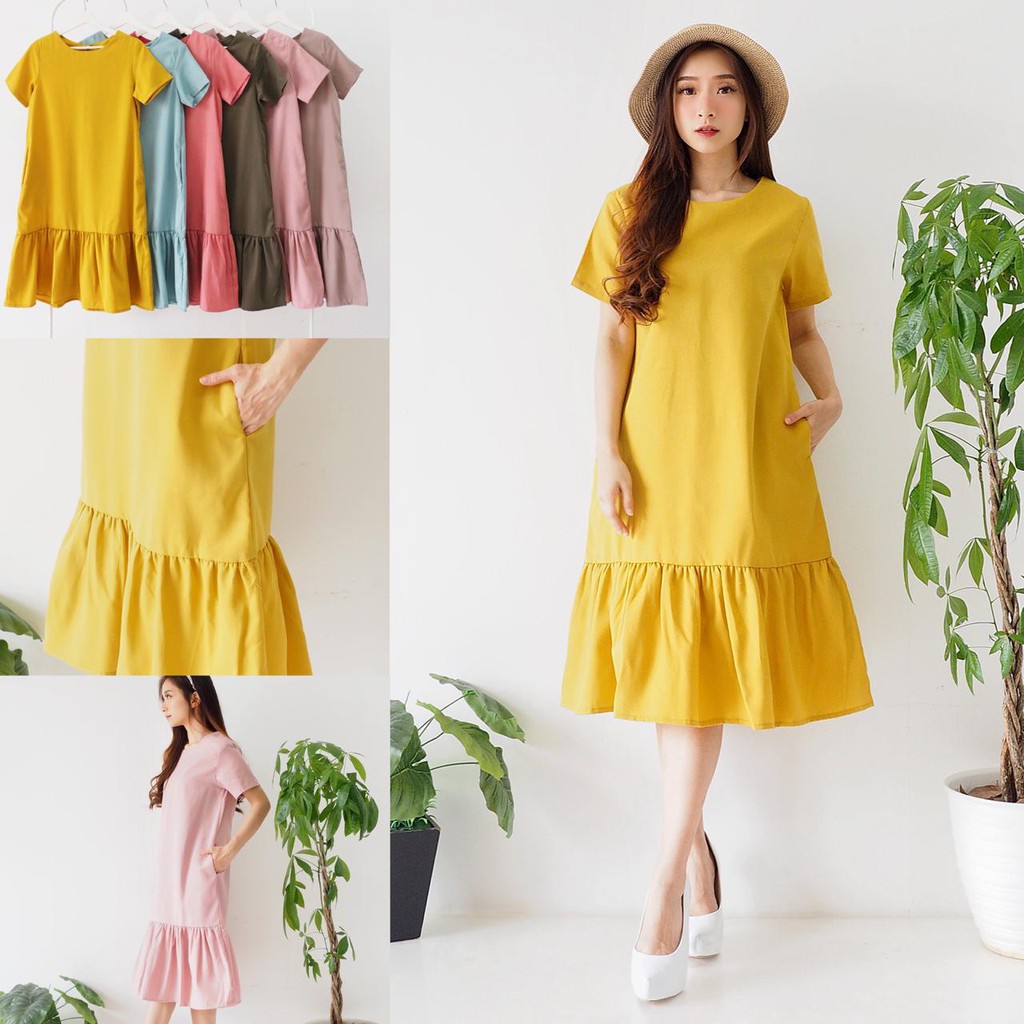 baju dress casual