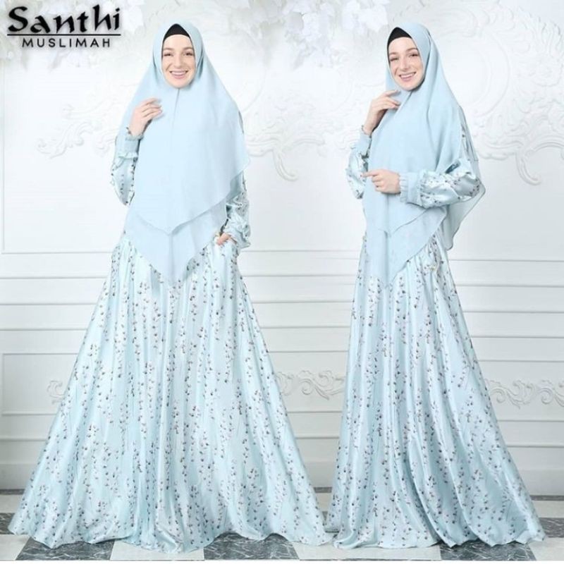 Dress Santhi Muslimah by Js Boutique Js Collection