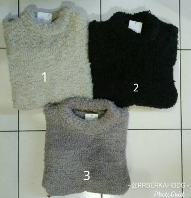 Sweater Bulu Super Tebal