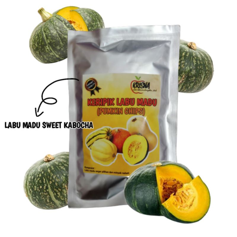 KERIPIK LABU MADU (PUMKIN/KABOCHA CHIPS)