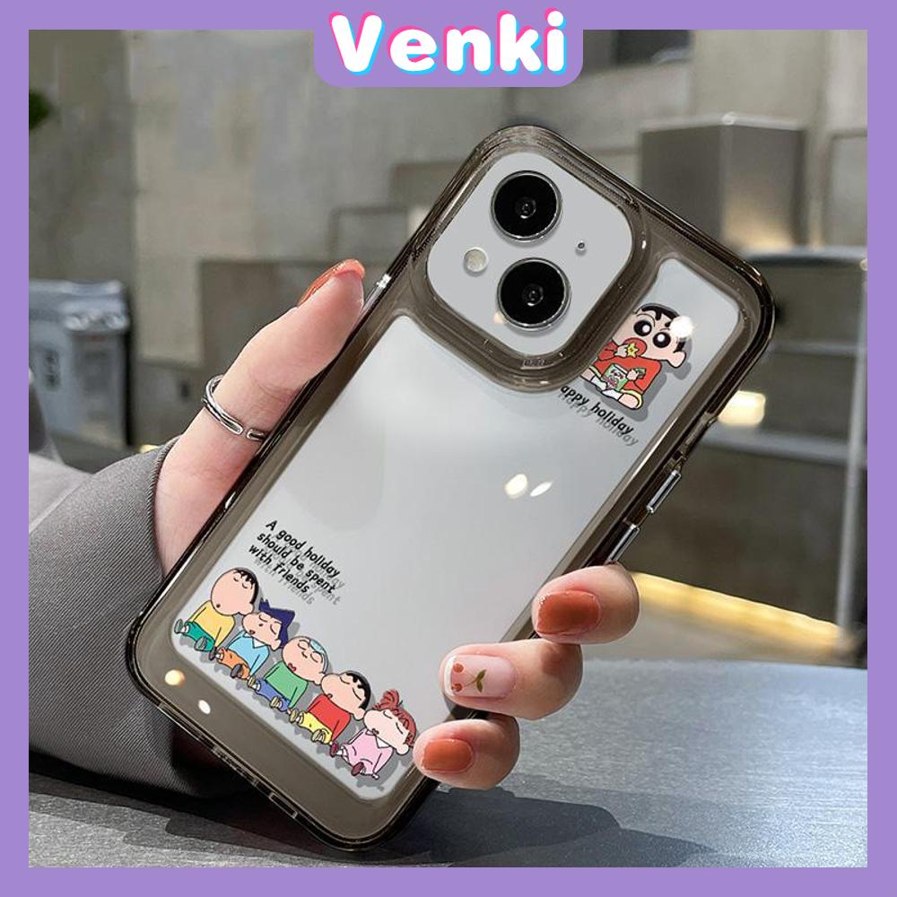 iPhone Case HD Acrylic High Quality Hard Case Clear Case Metal Button Protection Camera Shockproof Cartoon Cute Compatible For iPhone 14 Pro Max 14 Plus 13 Pro Max 12 11 XR 7Plus