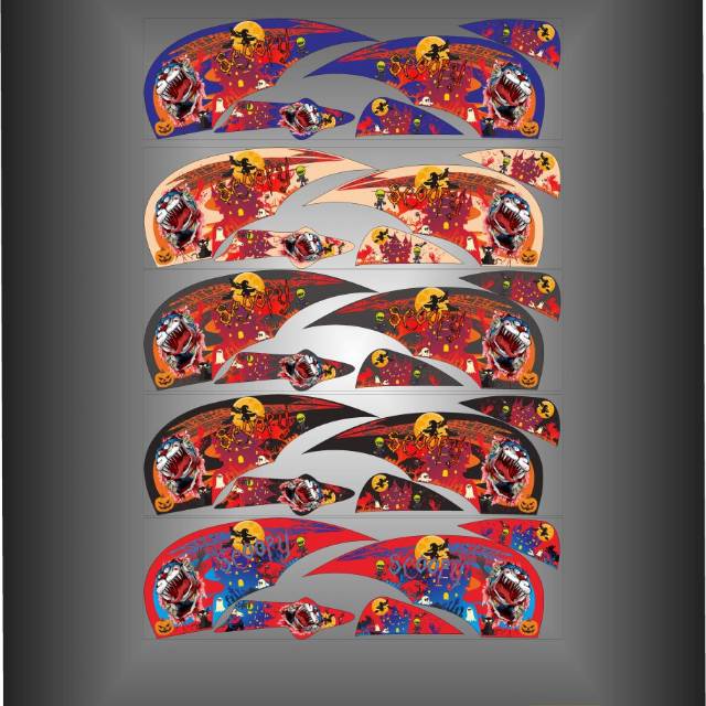 Sticker custome/cutting scoopy karbu/lama. Part 3