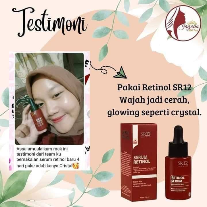 Serum Glowing Serum Wajah Glowing Serum Retinol Penghilang Flek Hitam di Wajah Ampuh BPOM Retinol Serum SR12