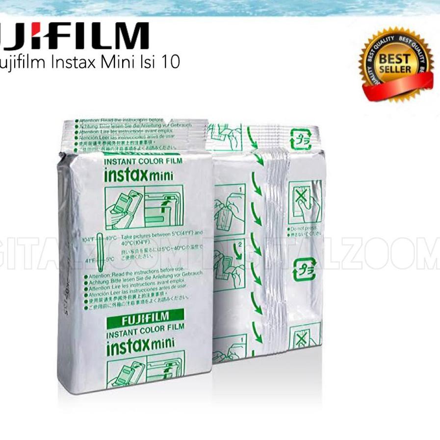 ➤ FUJIFILM INSTAX MINI PAPER ISI 10 - PAPER INSTAX - REFILL INSTAX FUJIFILM INSTAX NON PACKING ♞