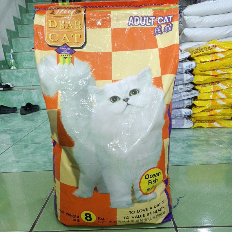 GRAB GOJEK MY DEAR CAT OCEAN FISH ADULT 8KG /MAKANAN KUCING