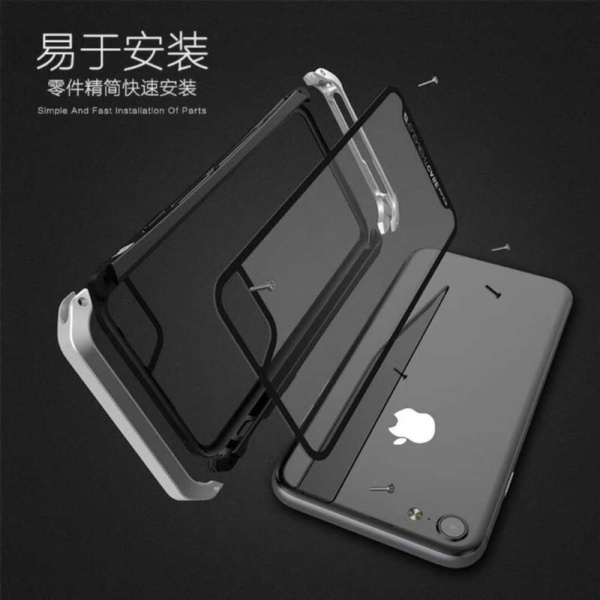 Promo Iphone X ELEMENT Solace Glass Tempered Kaca Casing Cover Case iOS Murah