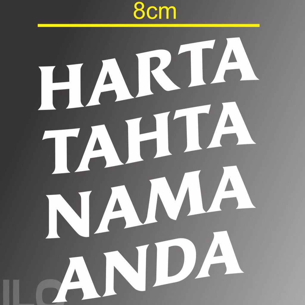 

Stiker Harta tahta wanita Custom Stiker