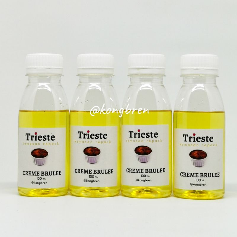 Sirup Creme Brulee Trieste 100ml - Trieste Syrup Creme Brulee 100ml