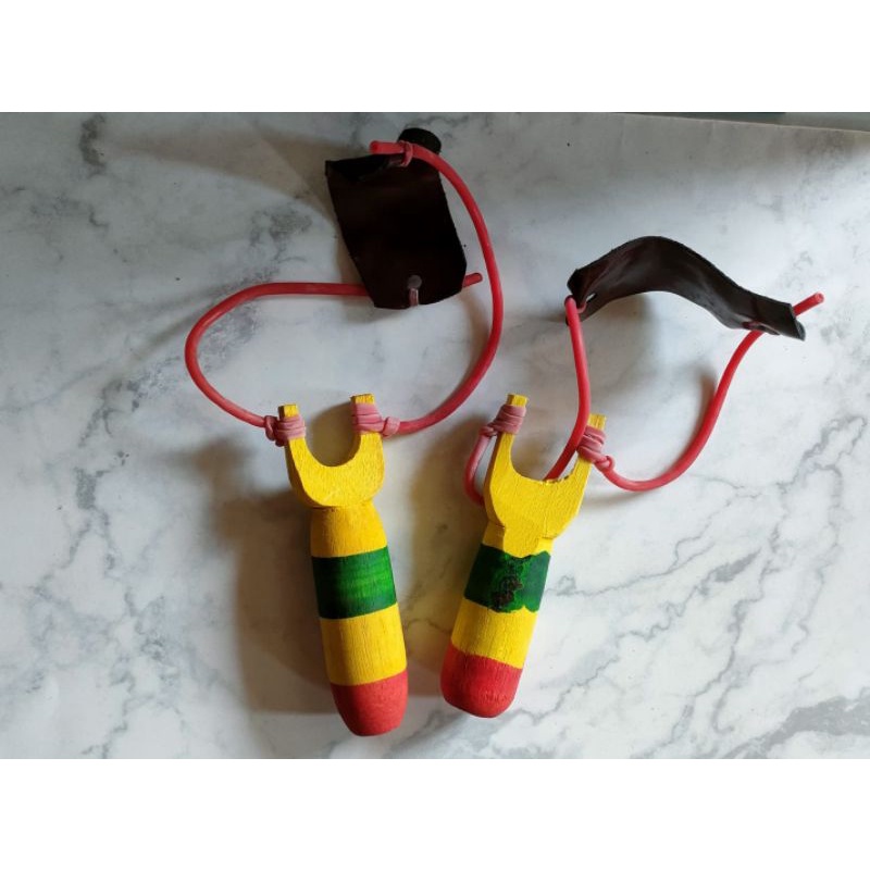 Mainan Anak Jadul Ketapel Kayu Dan Yoyo