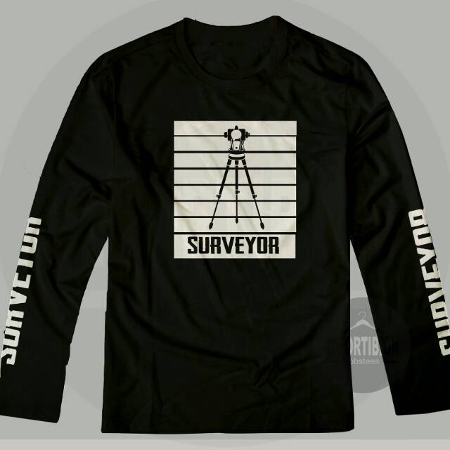 KAOS SURVEYOR LENGAN PANJANG / SURVEYOR T SHIRT / KAOS TEKNIK