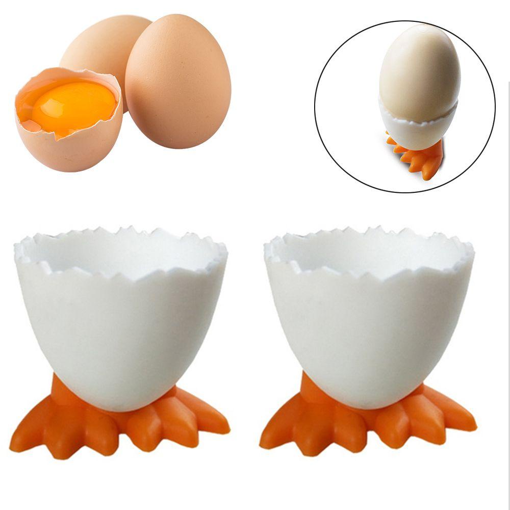 Top1 /2 /4Pcs Egg Cup Holder Rebus Kreatif Pembuka Wadah Telur