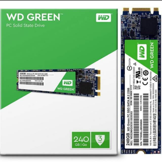 SSD WD GREEN M2 240GB RESMI WESTERN DIGITAL