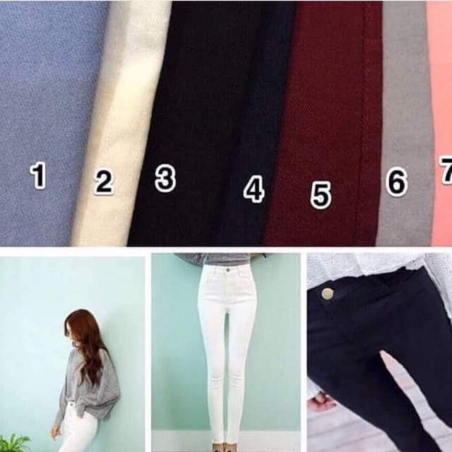 Celana jeging import bahan tebal